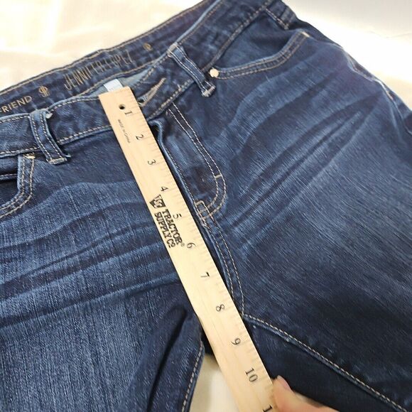 Jennifer Lopez Boyfriend Jeans Dark Wash, 4 Petite RN#73277 Euc - Picture 6 of 8